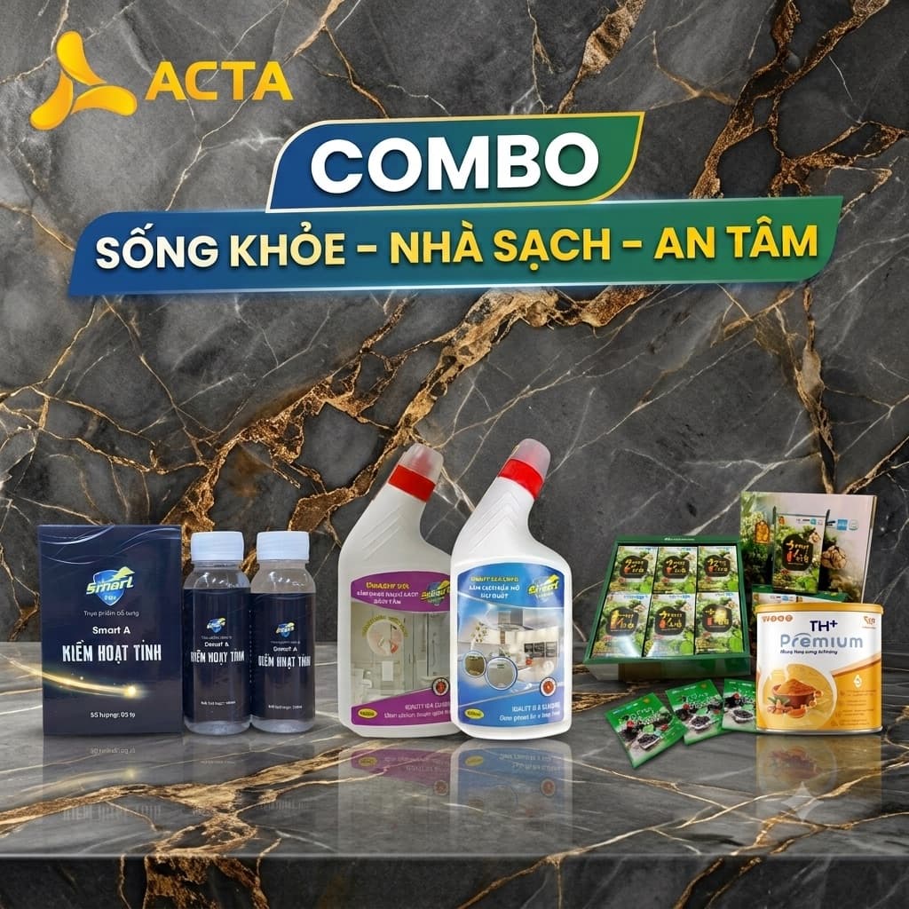 COMBO SỐNG KHỎE – NHÀ SẠCH – AN TÂM - Hình 1