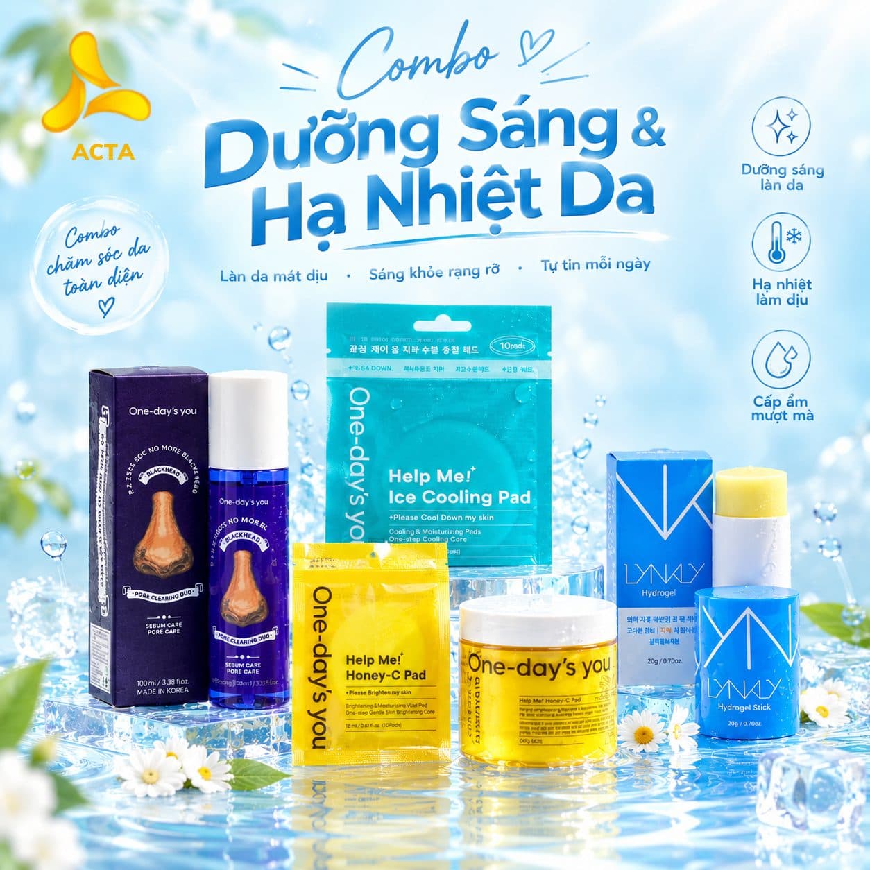 Combo Dưỡng da & Hạ nhiệt da - Hình 1