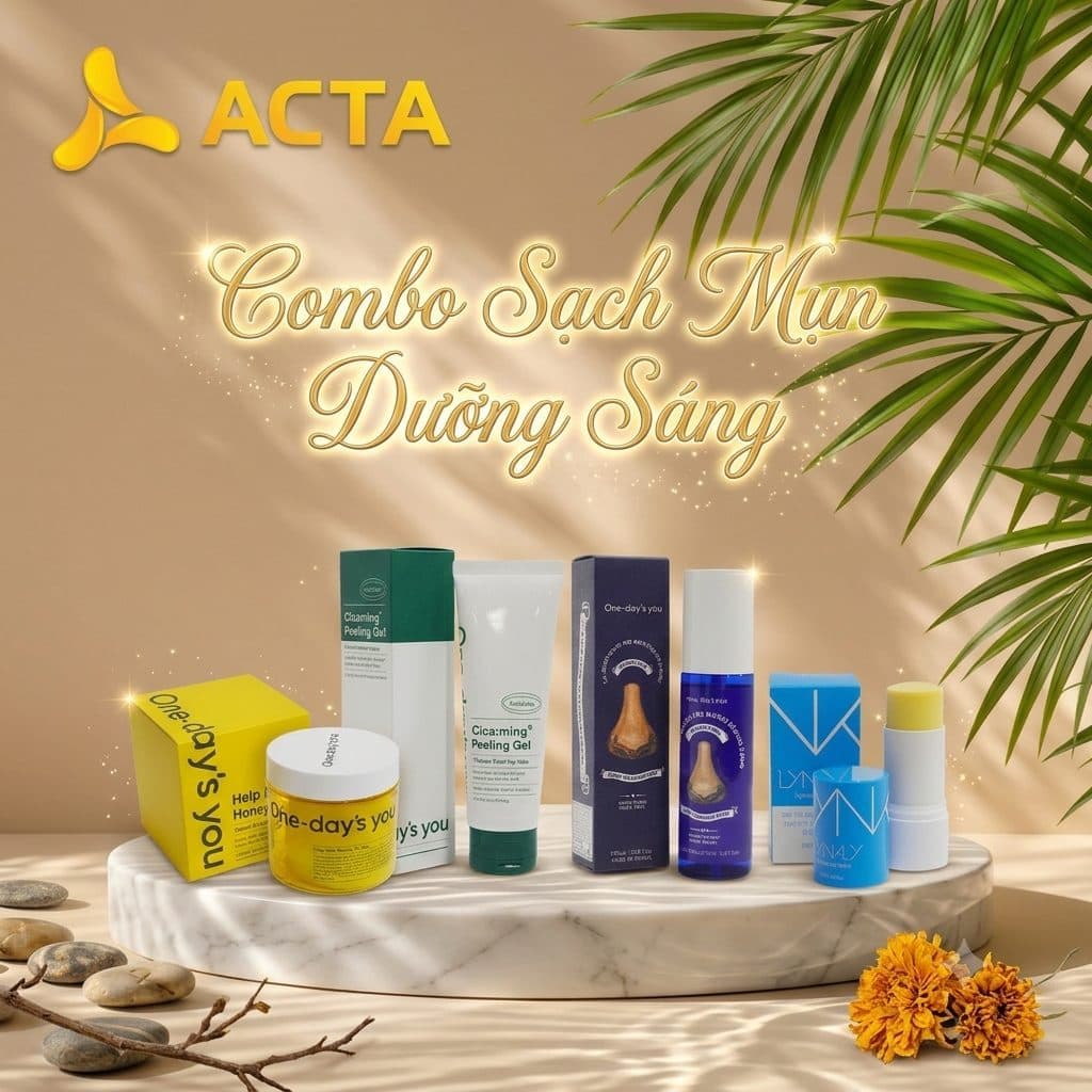 Combo Sạch Mụn Dưỡng Sáng - Hình 1