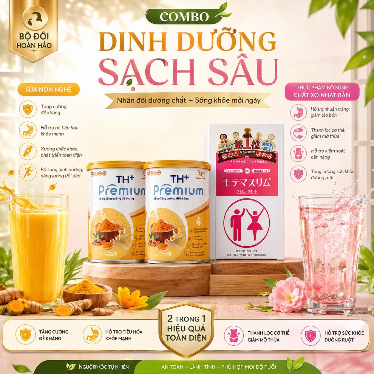 COMBO DINH DƯỠNG SẠCH SÂU 