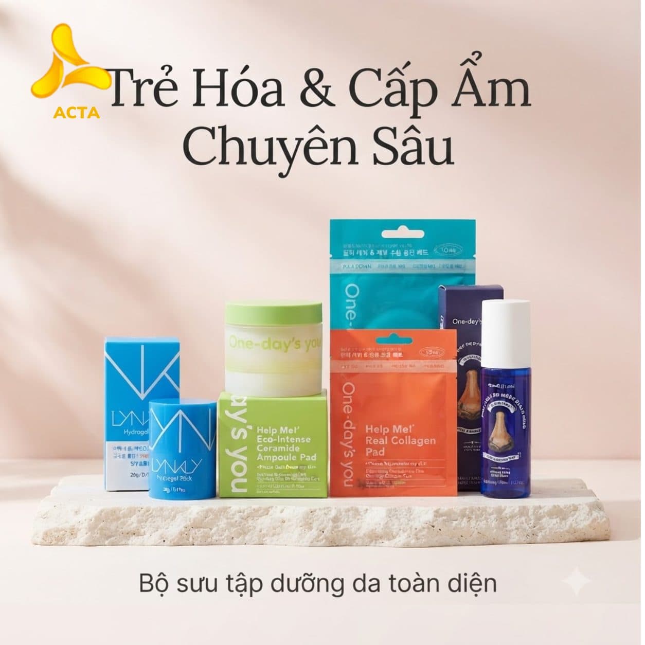 Combo Trẻ hóa và cấp ẩm chuyển sâu: Rửa Mặt Tạo Bọt, Thu Nhỏ Lỗ Chân Lông, Trẻ Hóa & Cấp Ẩm Chuyên Sâu - Hình 1