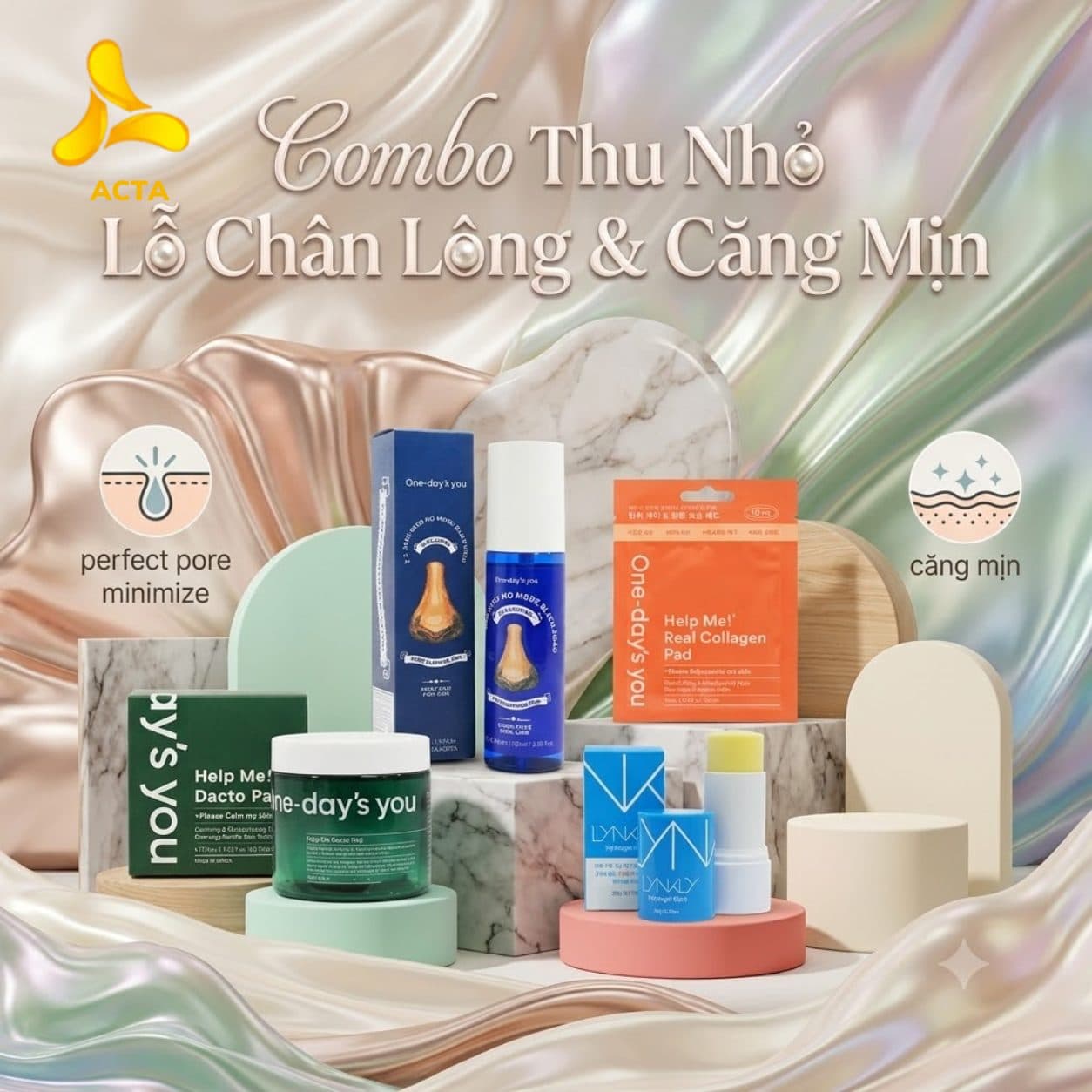 Combo Thu Nhỏ Lỗ Chân Lông & Căng Mịn - Hình 1