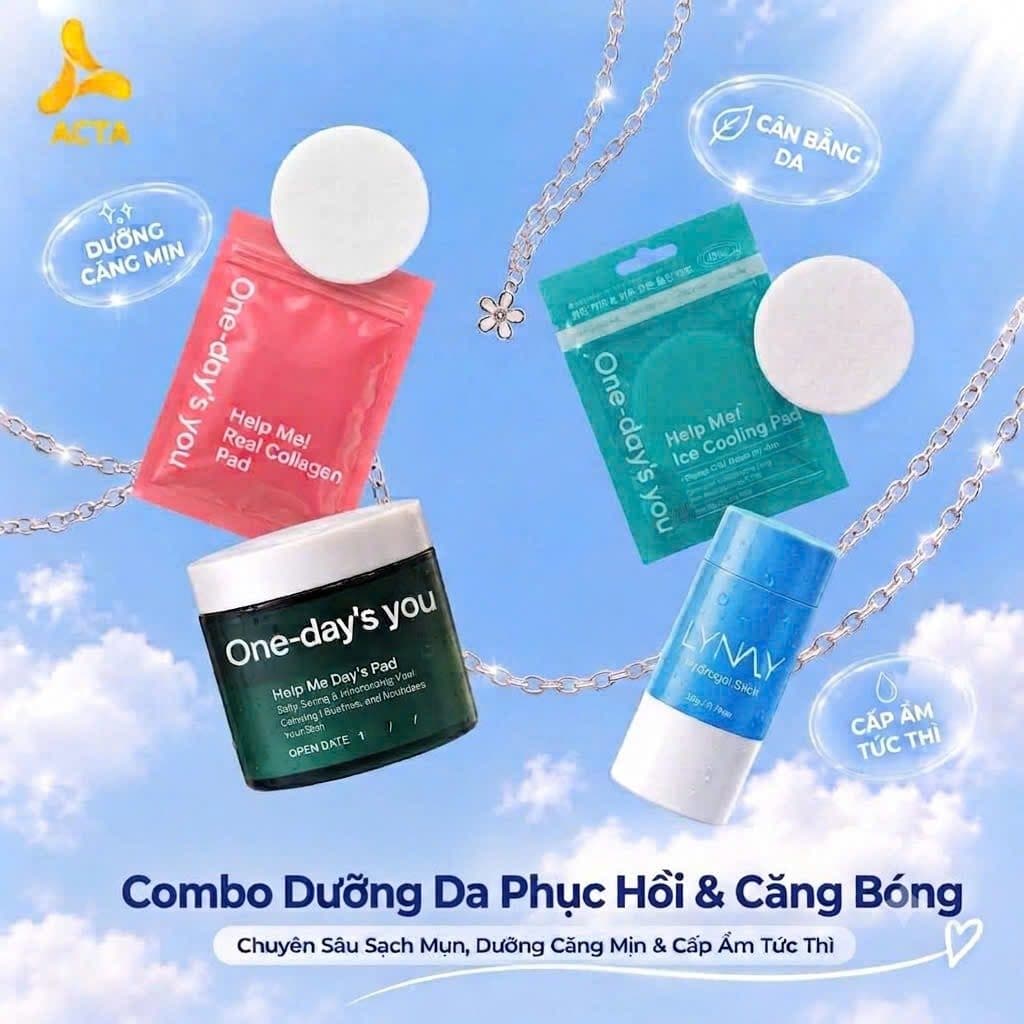 Combo Dưỡng Da Phục Hồi & Căng Bóng - Hình 1