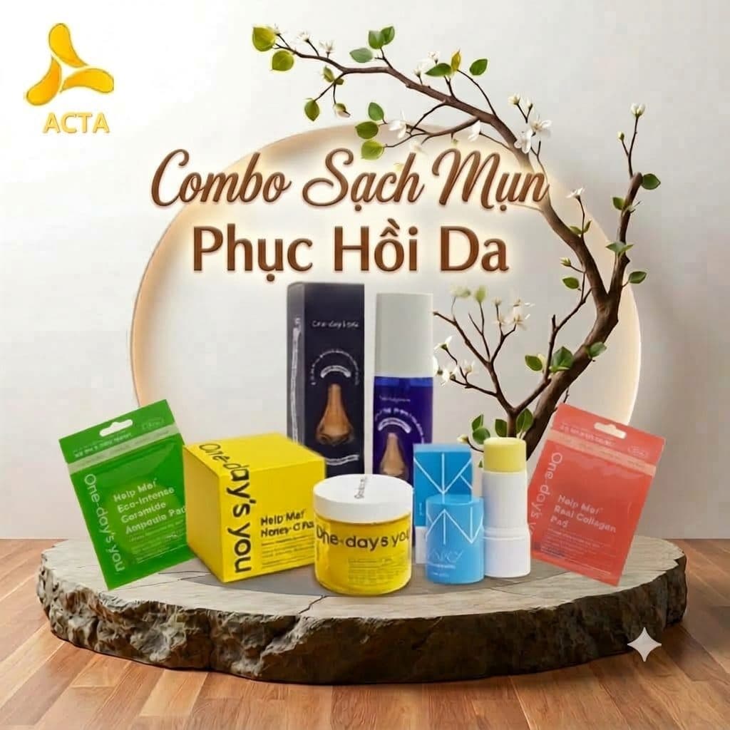 Combo Sạch Mụn Phục Hồi Da - Hình 1