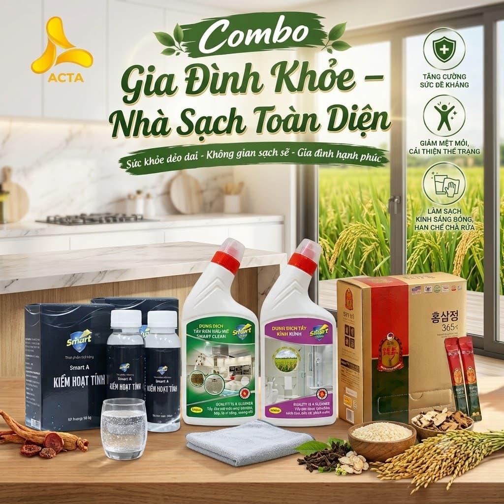 Combo Gia Đình Khỏe – Nhà Sạch Toàn Diện  - Hình 1