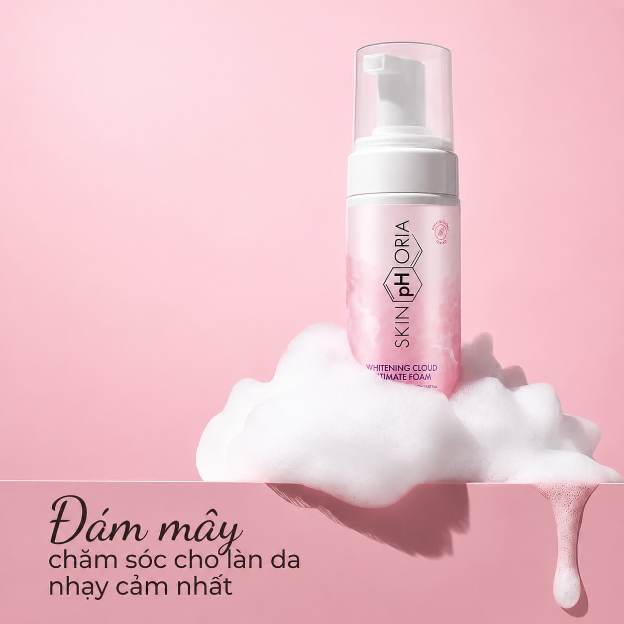 [Nhập khẩu Nga] Dung Dịch Vệ Sinh Dạng Bọt Skinphoria Nga - Làm Sáng Vùng Kín, Kháng Khuẩn & Dưỡng Ẩm (150ml) - Hình 1